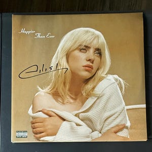ロ*）様 Billie Eilish　直筆サイン入りレコード Signed Billie Eilish Vinyl - Etsy