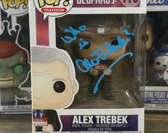 Funko Pop 776 – Jeopardy – ALEX TREBEK Signed with COA