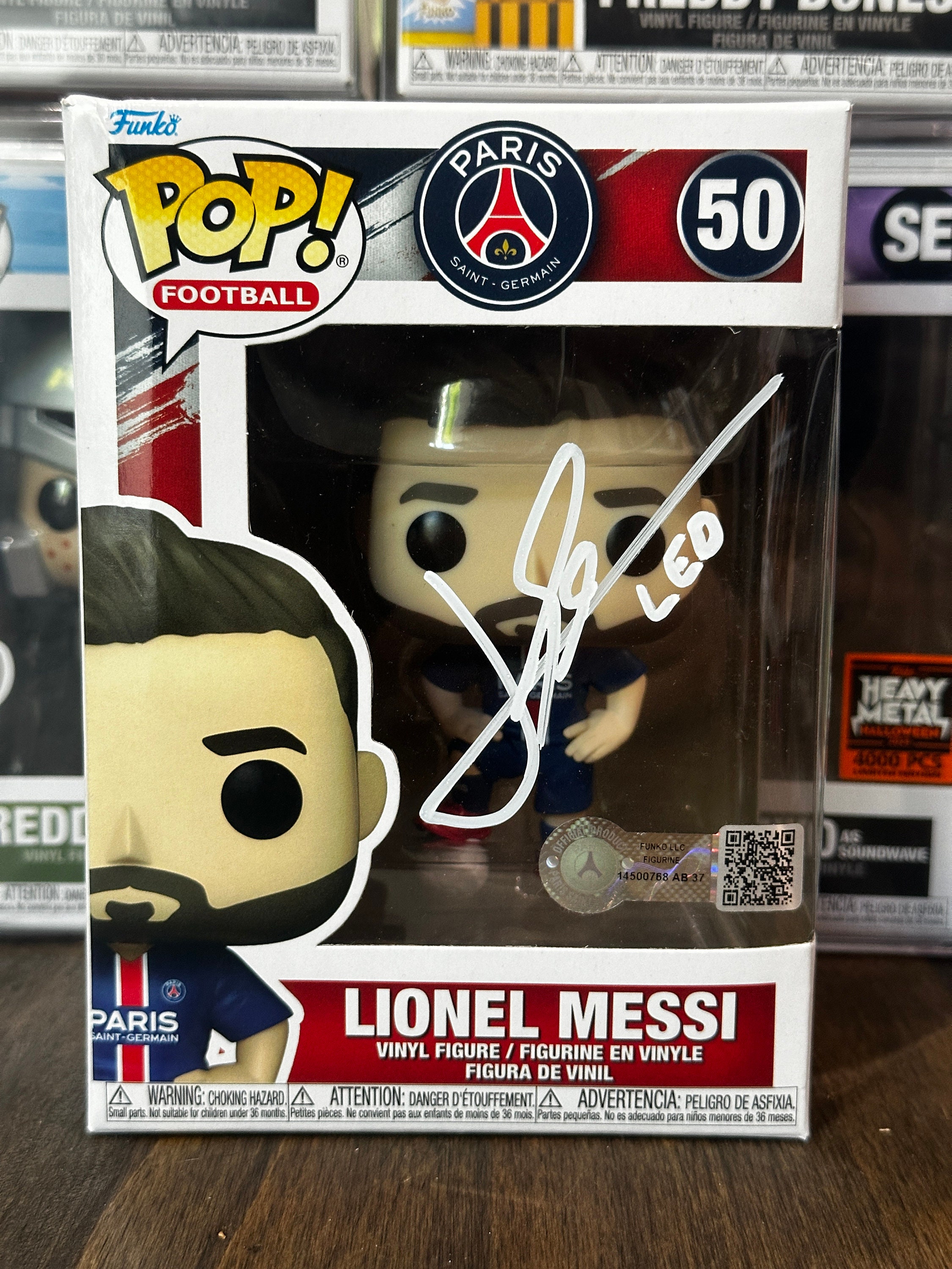 Funko POP! Football: Paris Saint Germain - Lionel Messi #50