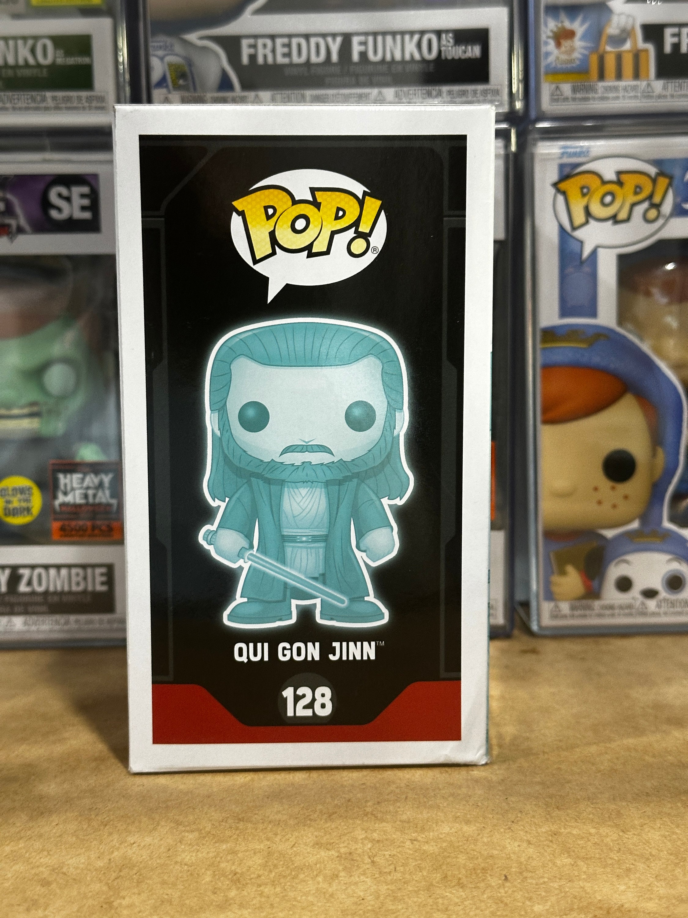 Funko Pop! Star Wars - Qui Gon Jinn #128 -2017 Star Wars Funko Pop! Star Wars - Qui Gon Jinn #128 -2017 Star Wars