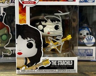 Funko Pop! Rocks KISS The Starchild #122 Signed by Paul Stanley - Super Rare - Free Protector - Free Shipping