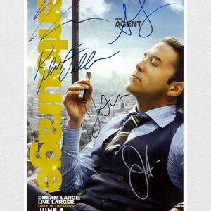 ENTOURAGE Signed Poster, Autographed Adrian Grenier, Jeremy Piven, Kevin Dillon, Jerry Ferrara and Kevin Connolly CoA