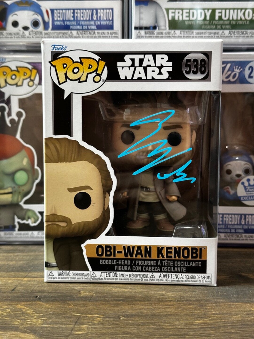 star wars ユアンマクレガー 直筆サイン beckettホログラム ユアン