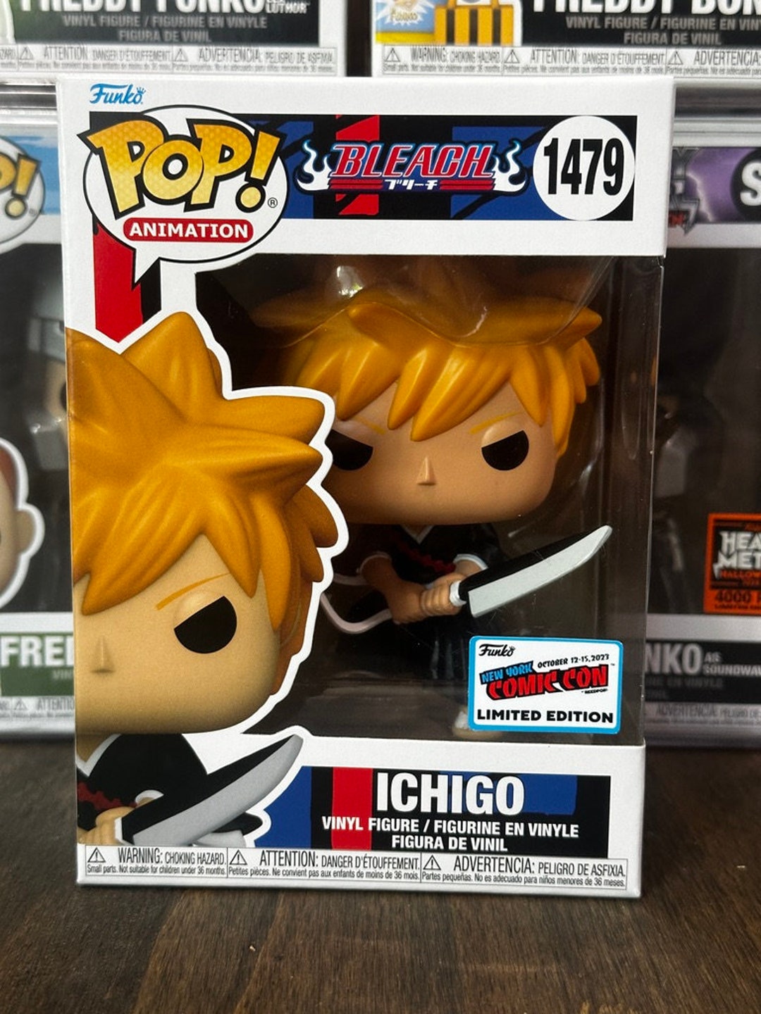 Funko Pop Bleach Ichigo NYCC 2023 1479 COMIC CON Official Sticker Etsy