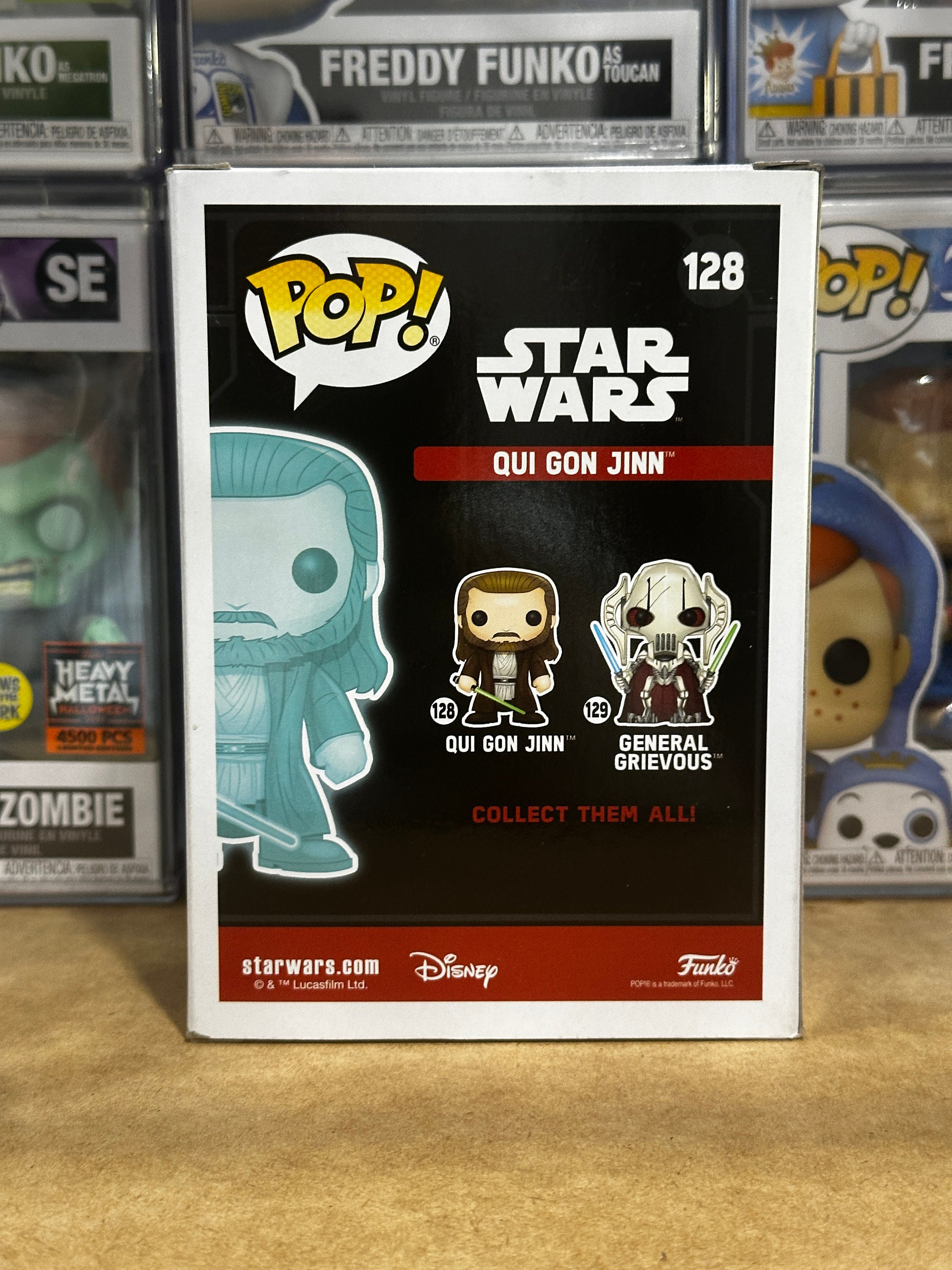 Funko Pop! Star Wars - Qui Gon Jinn #128 -2017 Star Wars Funko Pop! Star Wars - Qui Gon Jinn #128 -2017 Star Wars