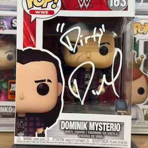 Funko Pop 163 - Wwe - Dominik Mysterio Signiert - CoA Authentifiziert - Kostenlose Schutzfolie - Kostenloser Versand