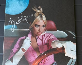 dua lipa　Future Nostalgia　直筆サインカード Dua Lipa Future Nostalgia CD & Signed Art Card Autograph | eBay