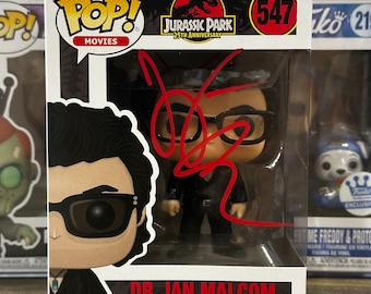 Funko Pop 547 – Jurassic Park – DR. IAN MALCOM Signed with CoA