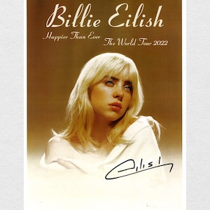 Billie eilish autograph - Etsy 日本