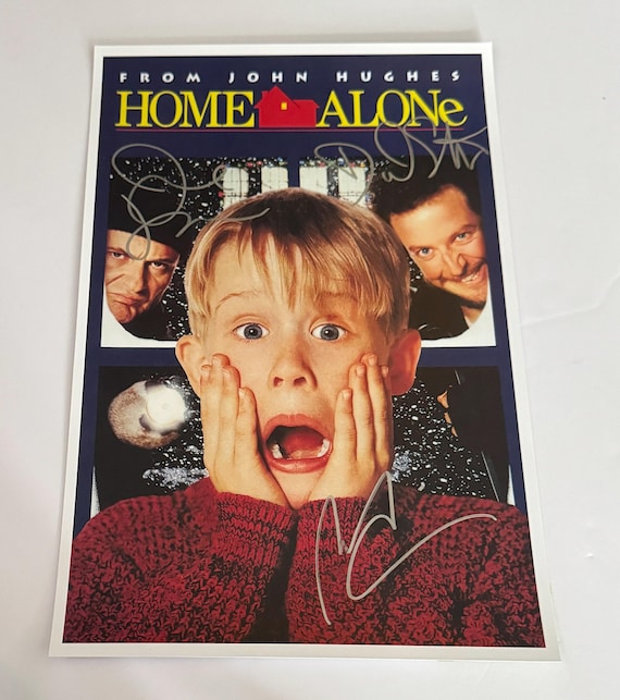 ホーム・アローン サイン入りポスター：マコーレー・カルキン