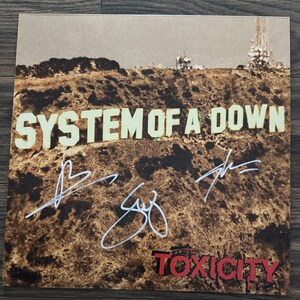 System of a down 直筆 サイン ポスター System of a Down Signed | eBay