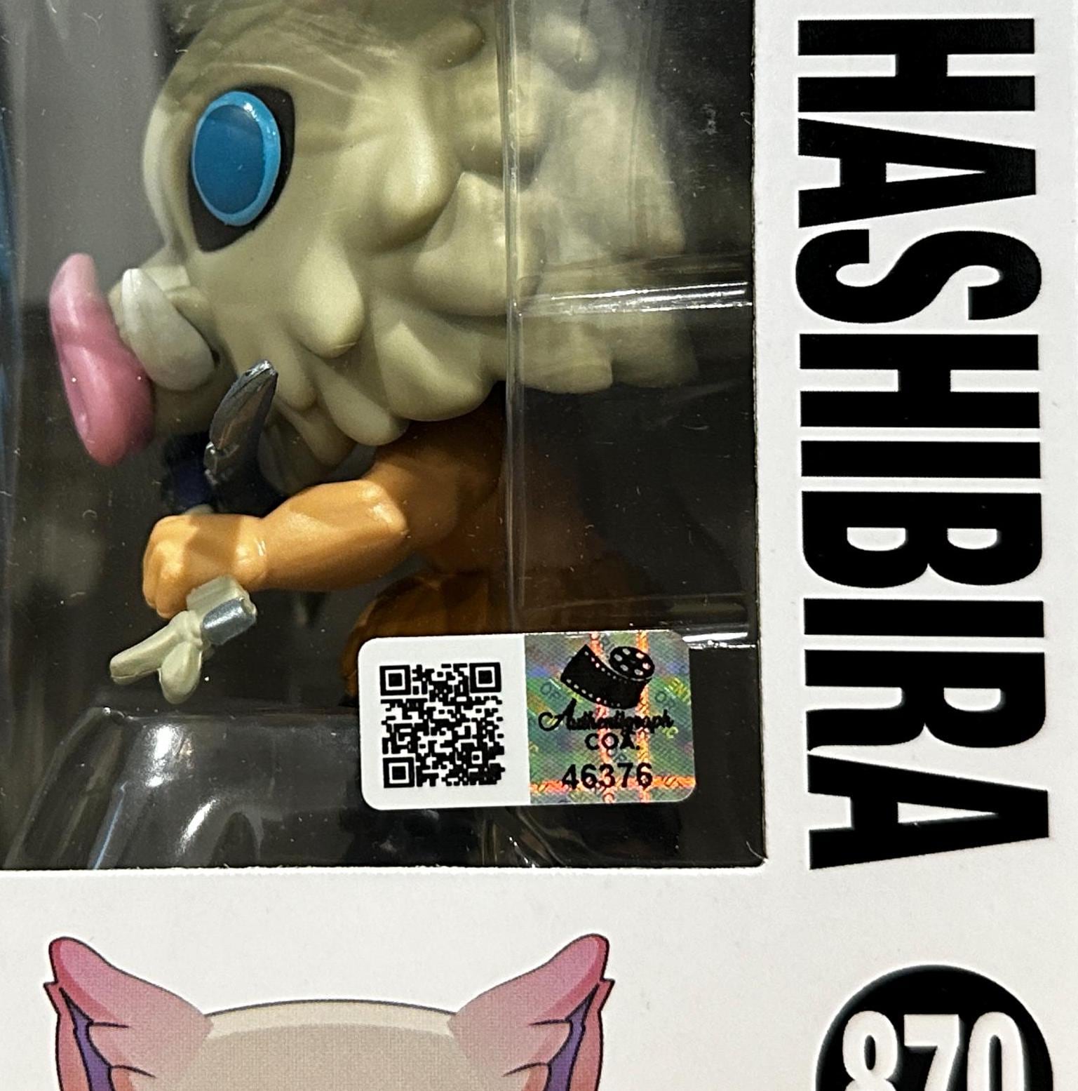 FUNKO Pop 870 – Demon Slayer – INOSUKE HASHIBIRA Signed by FUNKO Pop 870 – Demon Slayer – INOSUKE HASHIBIRA Signed by