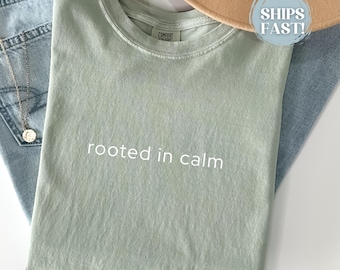 Mental Health Shirt, Minimalist Self Care Tee, Mental Health Affirmation T-Shirt, Self Care Wellness Apparel, Oversized Comfort Colors Tee