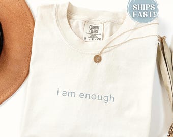 Mental Health Shirt, Minimalist Tee, Mental Health Affirmation T-Shirt, Wellness Apparel, Oversized Comfort Colors Tee, Self Care Gift