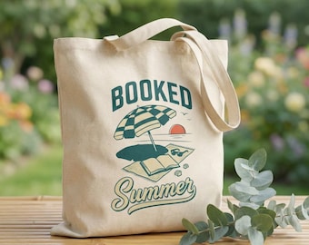 Booked Summer Tote | Book Girl Summer, BookTok Reader Tote