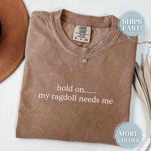 Funny Cat Shirt Comfort Colors Minimalist Tshirt Cat Lover T-shirt Ragdoll Shirt For Cat Mom Gift Cat Lover Tee Gift For Pet Lover Shirt Top
