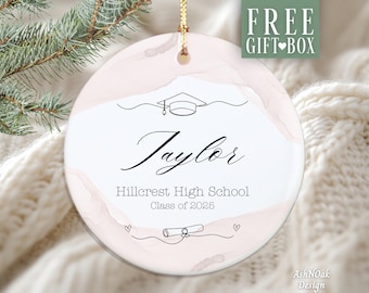 Graduation Ornament Custom Graduation Christmas Ornament Gifts For Graduation Keepsake Gift For Graduation Personalized College Grad Gift