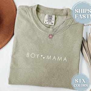 Boy Mama Shirt for Mother's Day Motherhood Tshirt - Mom T-shirt For Boy Mom - Comfort Colors T Shirt For Mama - Mom Life Shirt Mother's Day