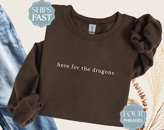 Fantasy Book Sweatshirt, Fantasy Book Lover Crewneck, Fantasy Reader Book Sweatshirt, Dragon Shirt, Fantasy Book Lover Gift, Gift For Reader