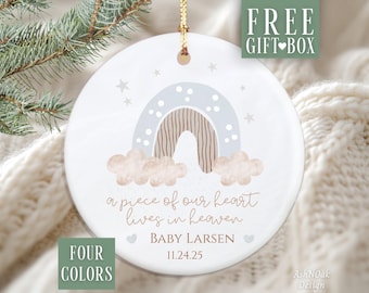 Boy Miscarriage Ornament Custom Miscarriage Christmas Ornament Personalized Miscarriage Sympathy Gift For Baby Loss Miscarriage Keepsake