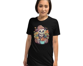 Skeleton Halloween Coffee Tee