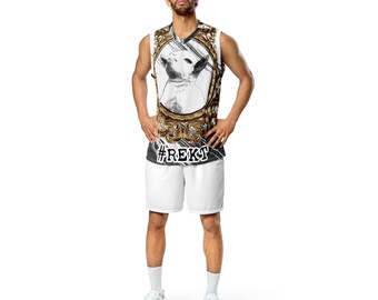 Recycled unisex basketball jersey