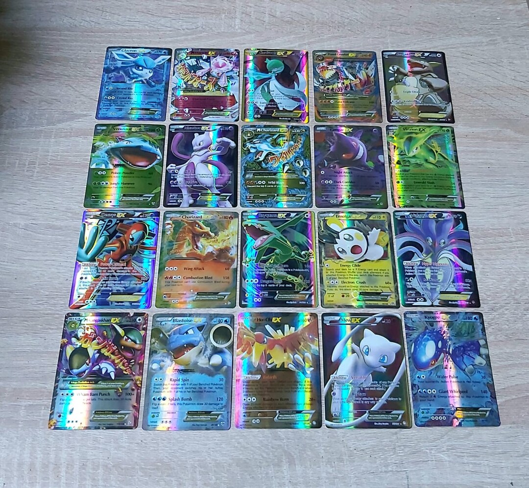 30 Card Pokemon Ex Mega Ex English Holo Mega Charizard - Etsy