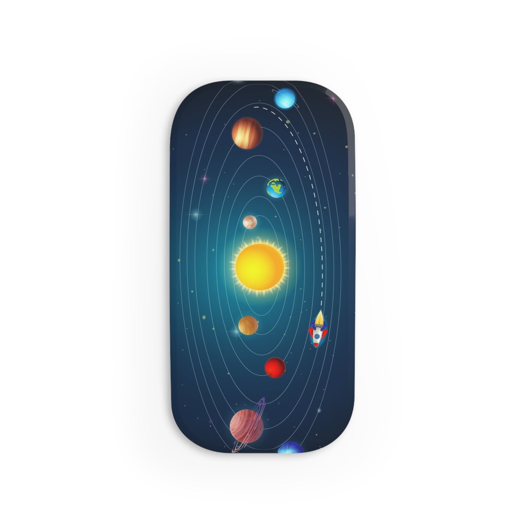 Solar System Phone Clickon Grip Etsy