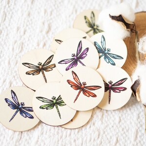 Kids' Dragonfly Memory Game, Montessori Learning Activity, Eco-friendly ...
