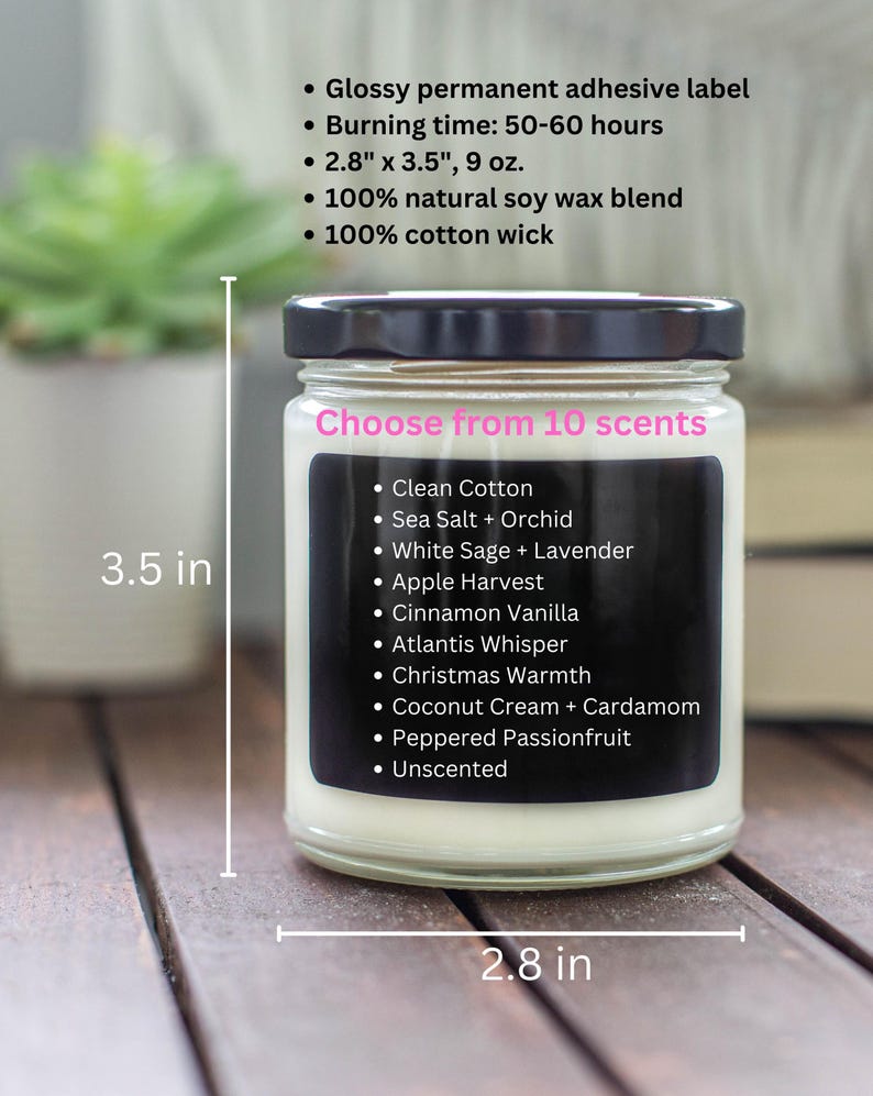 Funny Gift, Scented Candle, 9oz, Smells Like You Are Older, Wiser