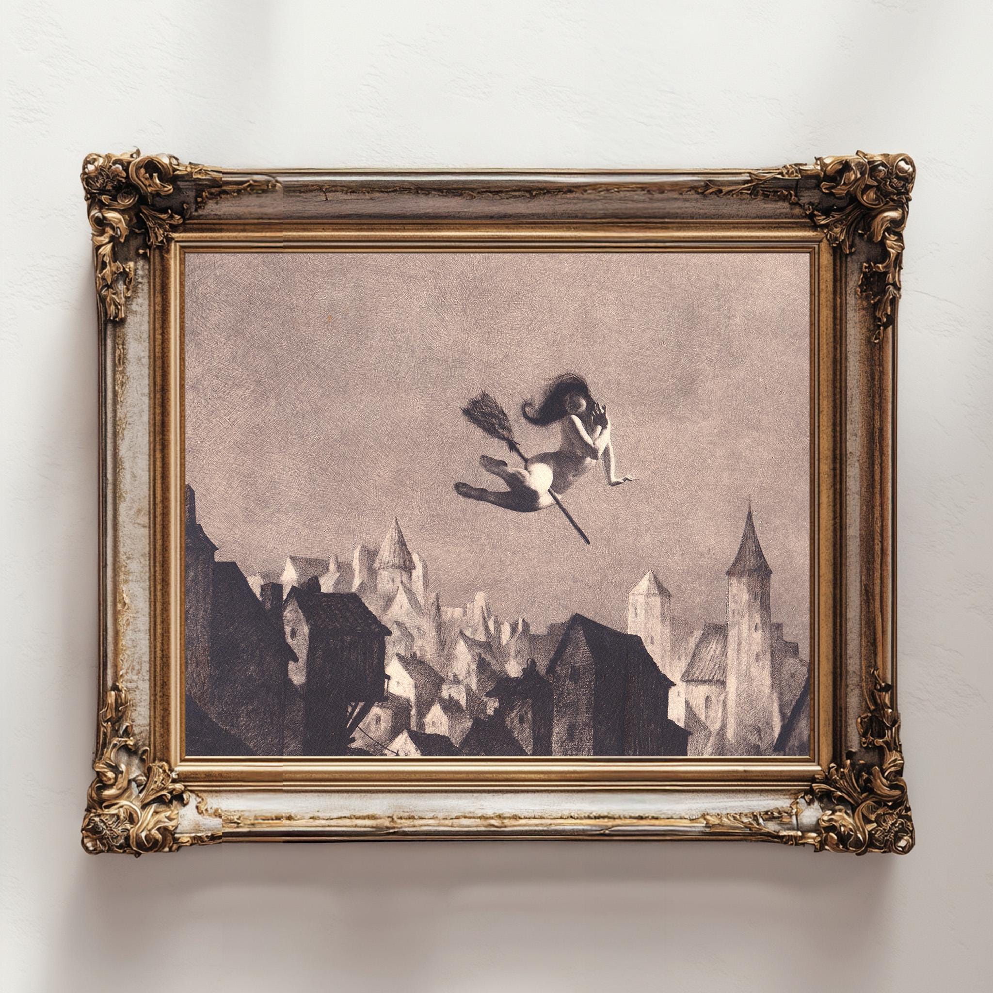 Off to the Sabbath (1926) | William Mortensen | Vintage Witch Art Off to the Sabbath (1926) | William Mortensen | Vintage Witch Art