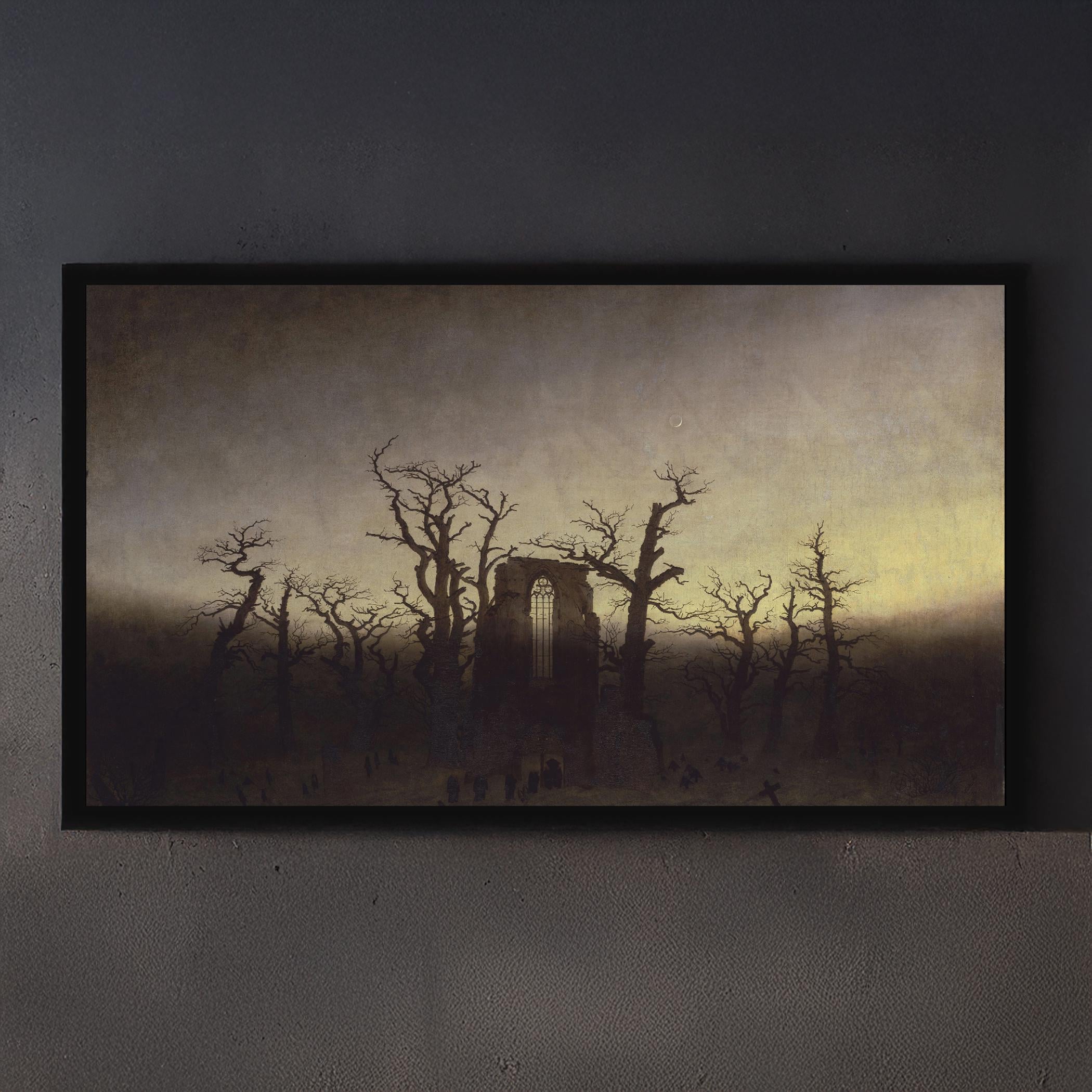 The Abbey in the Oakwood (1810) | Caspar David Friedrich | Gothic