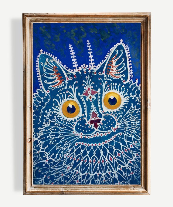 ゴシック様式の猫（1925年） | ルイス・ウェイン | 抽象的な壁画