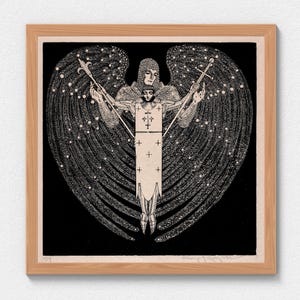 Joan of Arc (1929) | Wiktoria Goryńska | Vintage Art Print | Victorian Wall Art | Physical Print | Classic Fine Art | Sketch | St. Joan