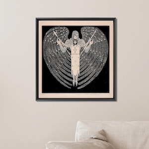 Joan of Arc (1929) | Wiktoria Goryńska | Vintage Art Print | Victorian Wall Art | Physical Print | Classic Fine Art | Sketch | St. Joan