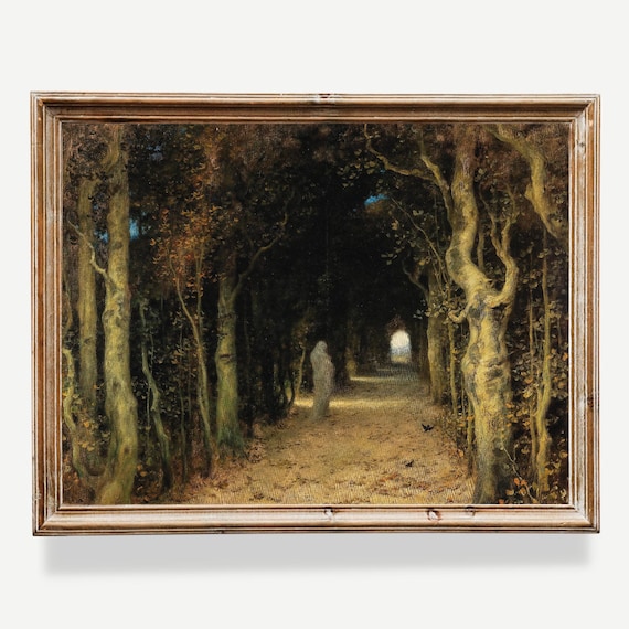 Lady Absinth (1901) | Ferdinand Keller | Creepy Landscape Art
