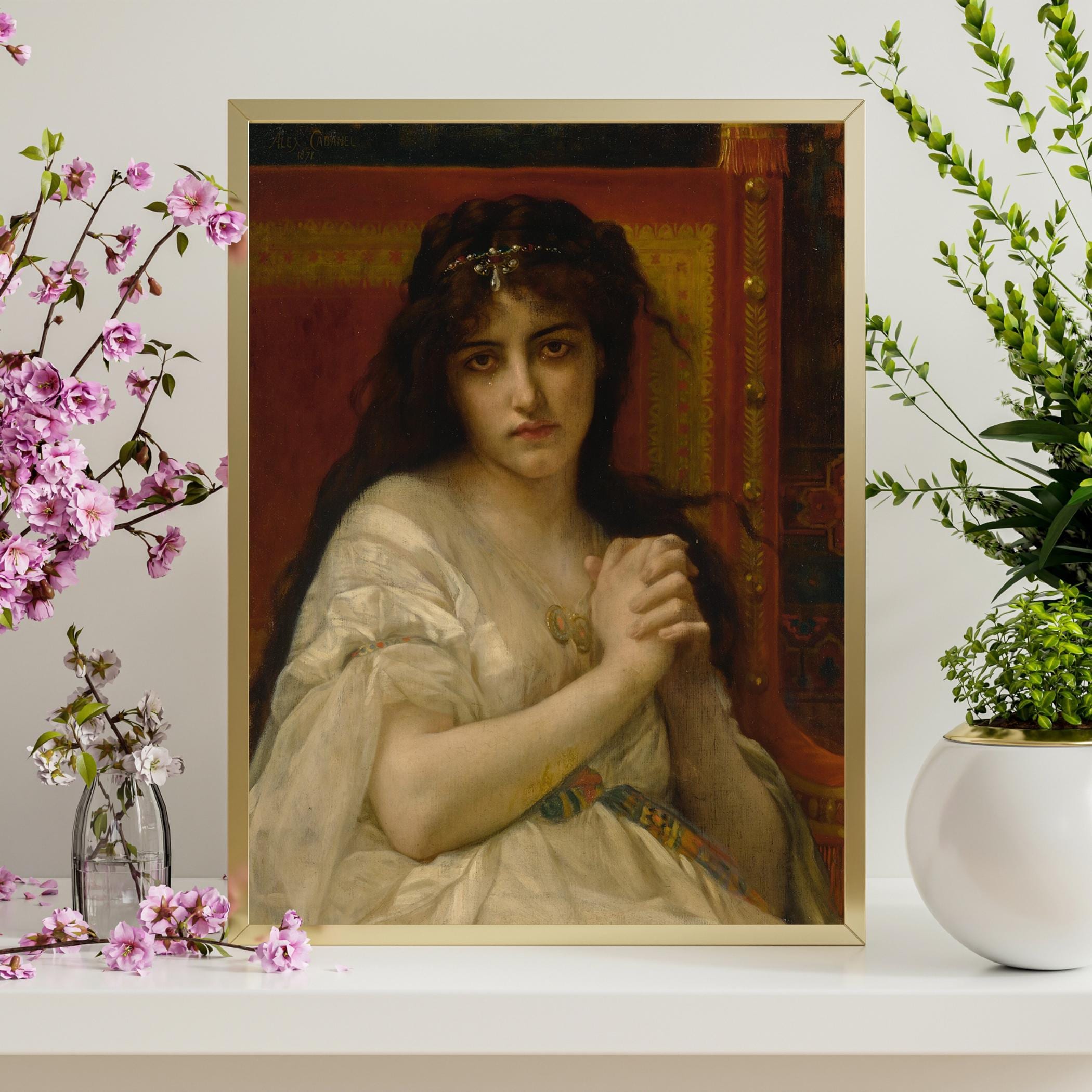 Desdemona (1871) | Alexandre Cabanel | Vintage Wall Art
