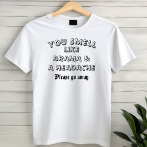 D Sticky Company 'You Smell Like Drama' Sarcastic Ceramic Coffee Mug - 11oz