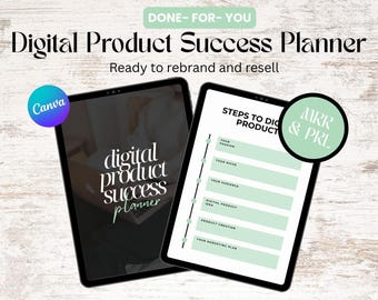 Starten Sie Ihren Business Planner mit Master Resell Right, Small Business Planner, MRR Digital Planner, PLR Digital Produkte, Digital Marketing