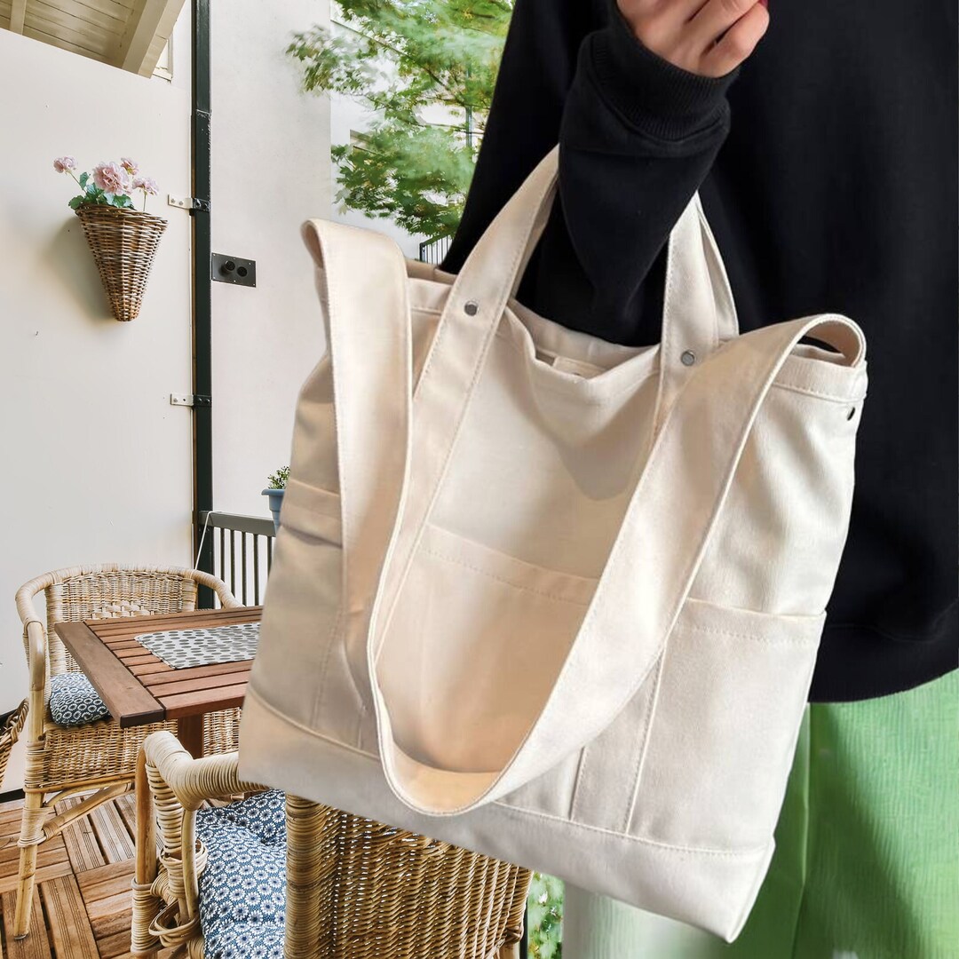 Basic Tote Bag for Her Casual Shoulder Bag for Travel School Bag ...