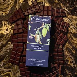 Castronovo Milk Chocolate Gift Box - 4 bar collection
