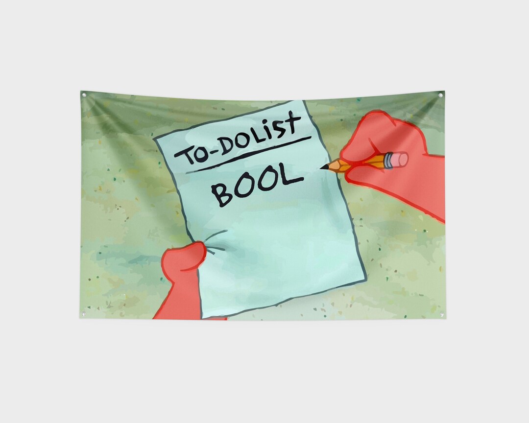 To Do List Bool Flag 3x5 Feet Funny Meme Streetwear Etsy