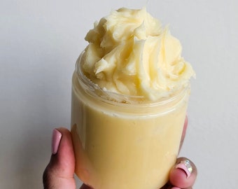 Organic Argan Butter from Morocco Raw 100% Cold Pressed  *HAIR *FACE *BODY Dry Skin Moisturizer  *Dry Hair