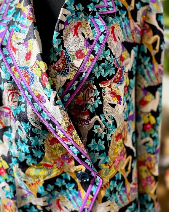 Silk, one of a kind jacket - image 4