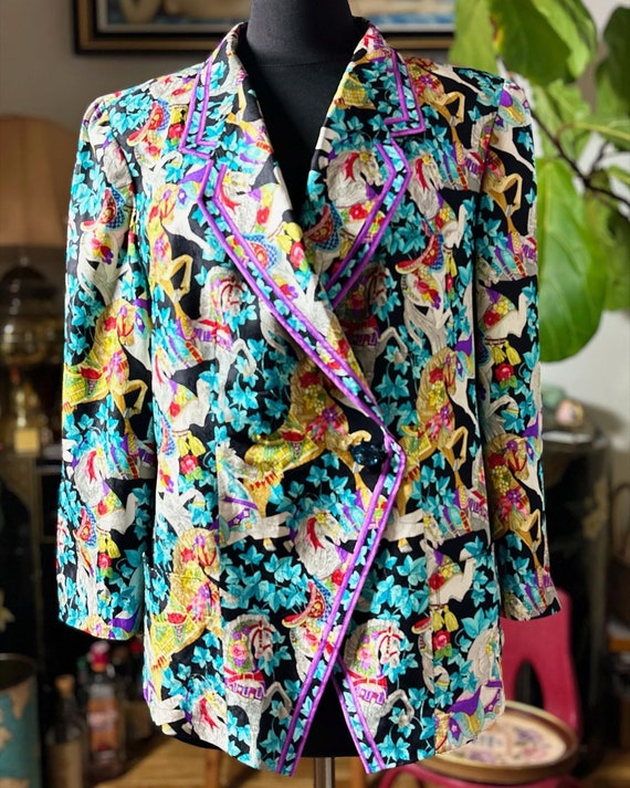 Silk, one of a kind jacket - image 1