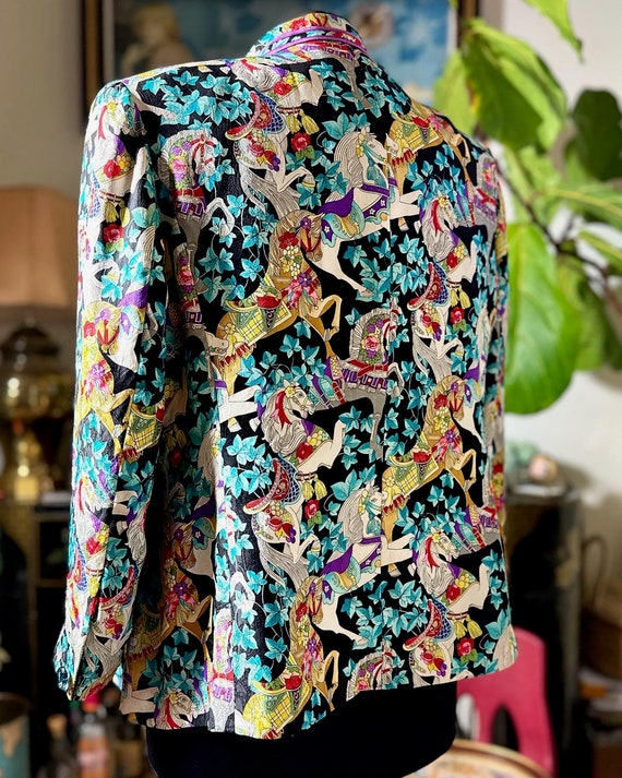 Silk, one of a kind jacket - image 3