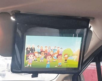 Universal Car Tablet Holder | Headrest - Sun Visor Mount for iPad - Android