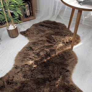 Natural Sheepskin,Australian Sheepskin,Soft Sheepskin,Sheepskin Chair CoverGenuine,Fur Carpet,Sheepskin Cover, 100x70 cm