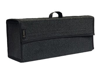 Felt Car Trunk Organizer: Foldable Cargo Storage (50x20x15 cm)
