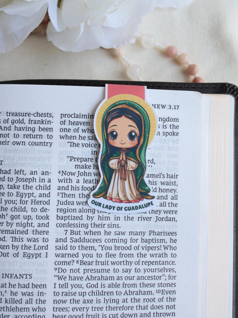 Our Lady of Guadalupe Magnetic Bookmark – Faith Gift for Bible Readers ...